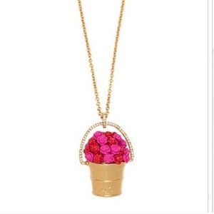 kate spade rosy outlook pink gold pendant necklace